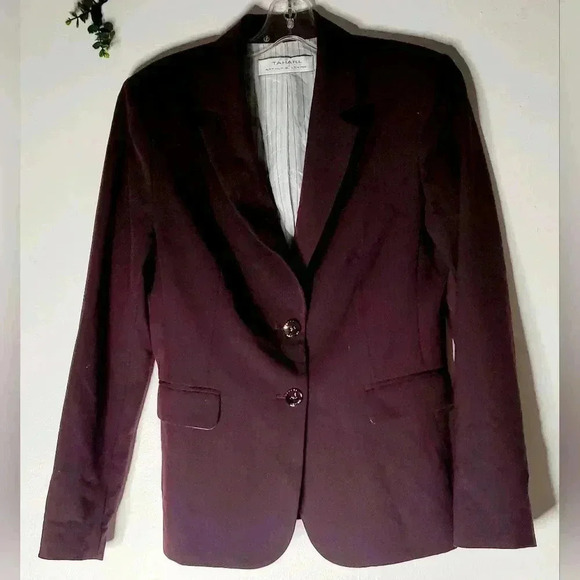 Tahari Arthur.S.Levine Jackets & Blazers - Tahari Arthur. S.Levine Purple/Mulberry, Burgundy 2 Button  Blazer Small Nwt